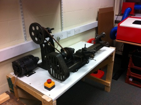 mounted lathe