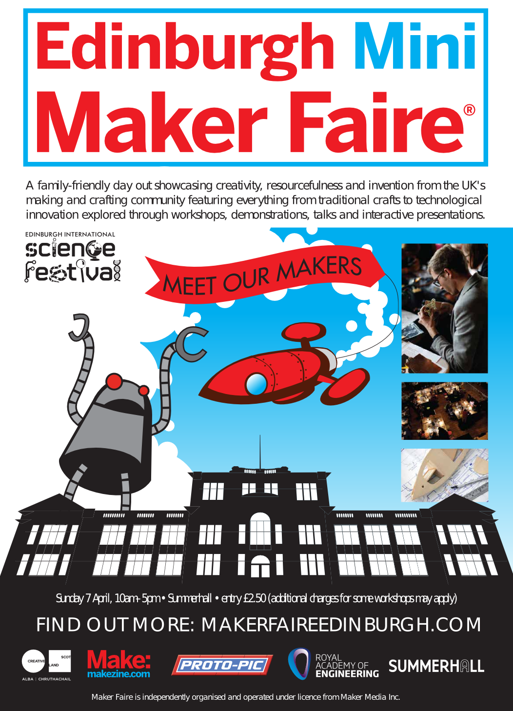 Maker Faire is coming to town! Edinburgh Hacklab